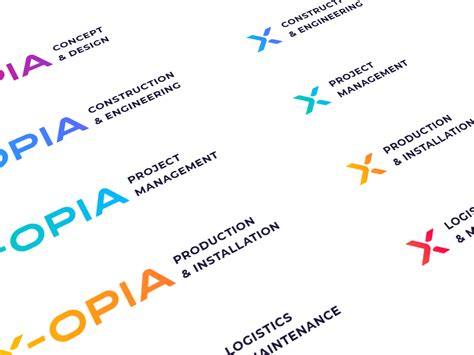 Logo And Branding Design Process For X Opia By Dmitry