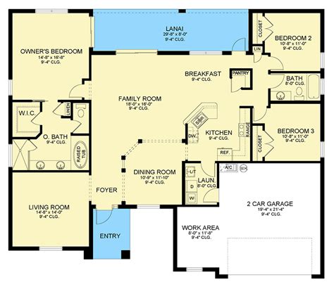 Exploring The Benefits Of Ranch House Floor Plans 3 Bedroom House Plans