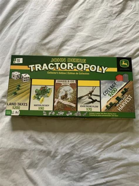 John Deere Tractor Opoly Monopoly Collectors Edition Masterpieces Co