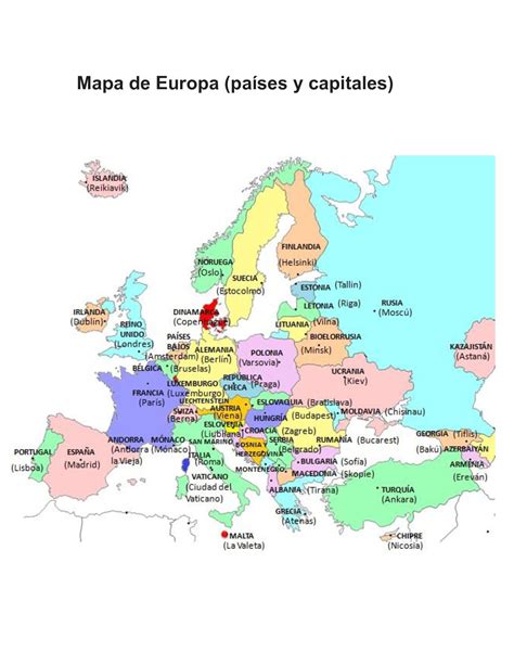 Mapa De Europa Capitales Y Principales Ciudades Cucaluna Hot My XXX