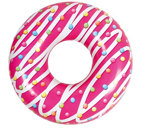 Matney Inflatable Pool Float Donut Perfect Lounger Raft Float For