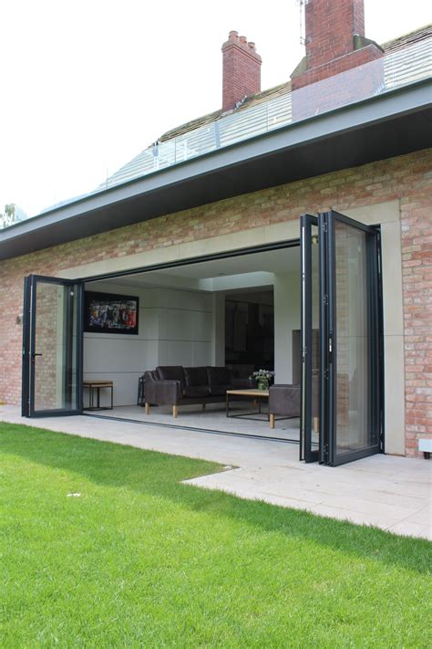Contemporary Rear Single Storey Brick Extension With Sandstone Lintels