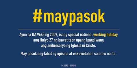 Official Gazette Ph On Twitter May Pasok July 27 Is A Special