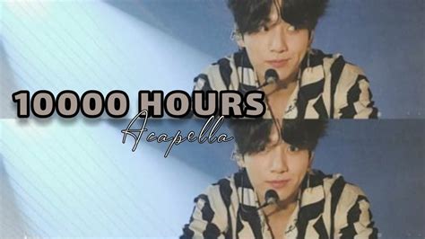 Bts Jungkook 10000 Hours Cover Acapella Vocals Only Youtube