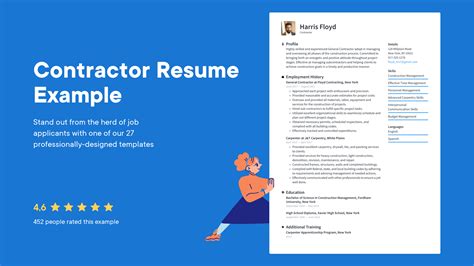 Contractor Resume Examples And Writing Tips 2024 ·