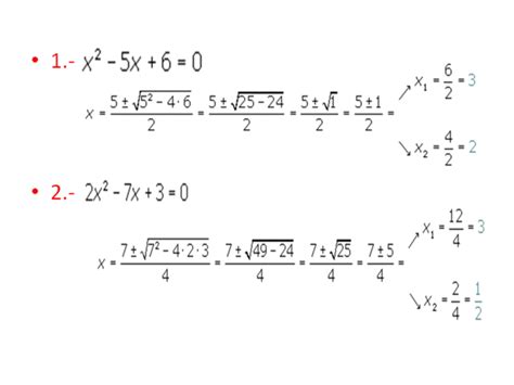Habilidad MatemÁtica Ecuaciones De Segundo Grado Por Fórmula General