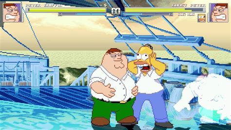 An Mugen 284 Peter Griffin Vs Ghost Peter And Ghost Homer Youtube