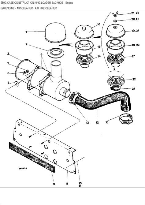 Case 580g Ck Backhoe Loader Parts Catalog Manual