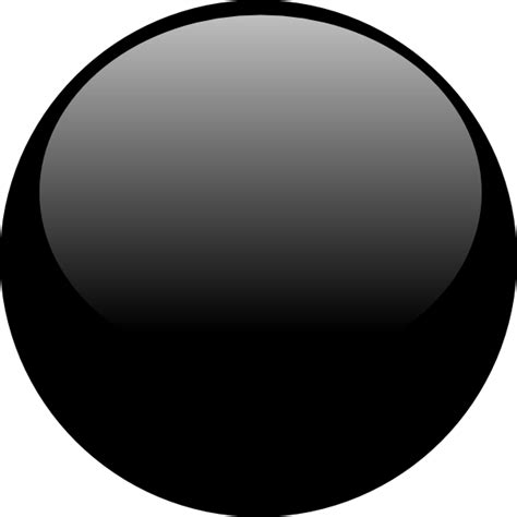 Glossy Black Icon Button Clip Art At Vector Clip Art Online