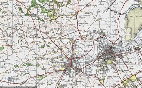Historic Ordnance Survey Map Of Norton 1925 Francis Frith