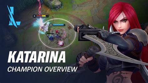 Katarina Champion Overview Gameplay League Of Legends Wild Rift Youtube