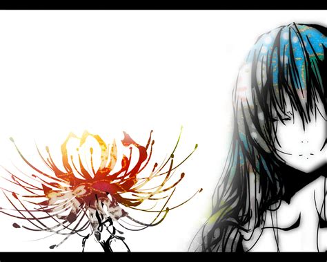 Flowers Hatsune Miku Long Hair Neko Kumichou Alia Polychromatic Vocaloid White