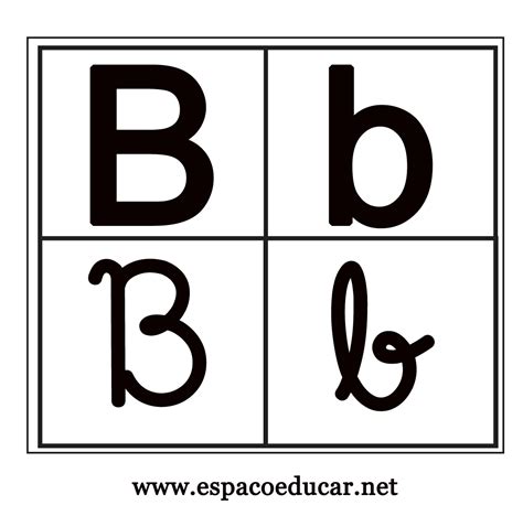 Alfabeto Cartazes Quatro Tipos De Letras Imprimir Sala EA