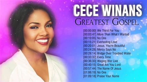 Get updated with latest gospel songs, gospel music lyrics, gospel events and interviews. Download Song | lyrics | Religious Gospel Songs Of CeCe Winans Collection 2020 ️ Best Of CeCe ...