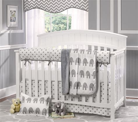 Gray Elephant Baby Bedding Baby Boy Room Nursery Elephant Baby Rooms