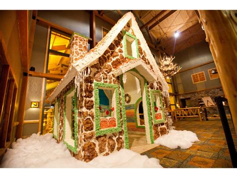You Can Dine Inside This Life Size Gingerbread House Fn Dish Behind