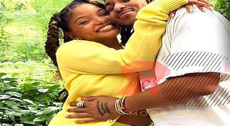 Halle Bailey Causes Pregnancy Rumors To Intensify After Being Spotted Walking Outside With Ddg