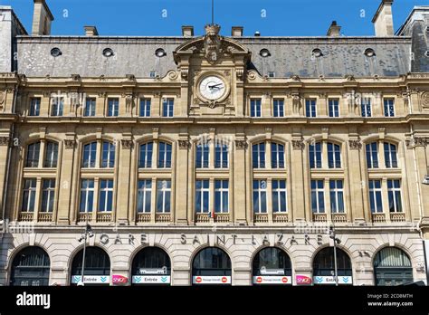 Gare St Lazare Facade In Paris France Stock Photo Alamy