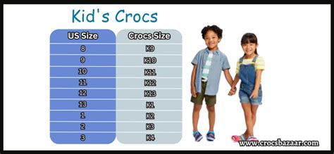 Crocs Size Chart Men Women Kids Crocs Size Guides