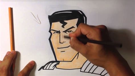 How To Draw Superman Easy Drawings Youtube