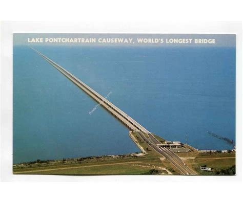 Lake Pontchartrain Causeway Worlds Longest Bridge New Orleans Lupon