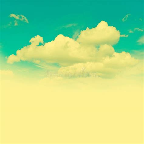 Vintage Cloudy Blue Sky Background Stock Image Image Of Skylight