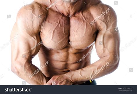 Muscular Torso Pecs Abs Arms Male Stock Photo Shutterstock