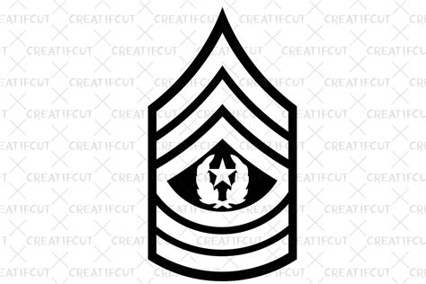 Us Army Enlisted Rank Insignia Svg Military Frame Clip Art Pack