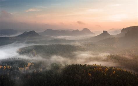 Daily Wallpaper Sunset In Saxon Switzerland I Like To