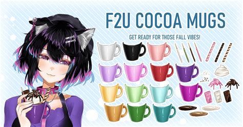 Maya 👻💜 Vtuber On Twitter ️☕️ F2u Cocoa Mugs ☕️ ️ Lets Get Into The Colder Seasons With