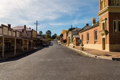 Image Of Historic Old Country Town In Rural Nsw Empty Austockphoto