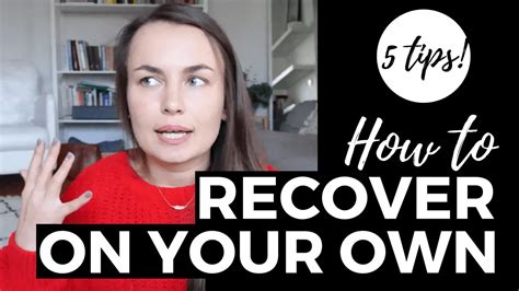 How To Recover On Your Own ♥ 5 Tips Eating Disorder Recovery
