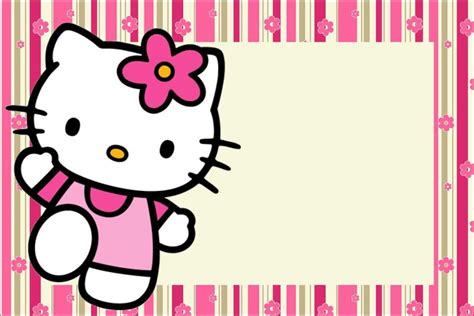 Hello Kitty Birthday Card Template Free Great Professional Templates