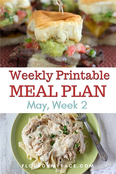 Weekly May Meal Plan 2 Meal Planning Meals Easy Chicken Casserole