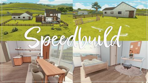 Sims 4 Speedbuild Moderne Henford Ranch Mit Custom Content Youtube