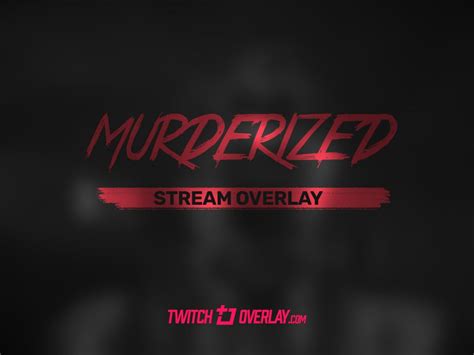 Horror Twitch Overlays And Alerts For Obs Studio And Streamlabs