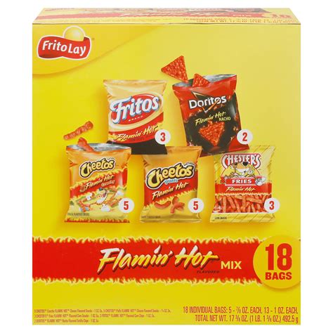Frito Lay Flamin Hot Mix Chips Variety Pack Ct Oz Fred Meyer My Xxx Hot Girl