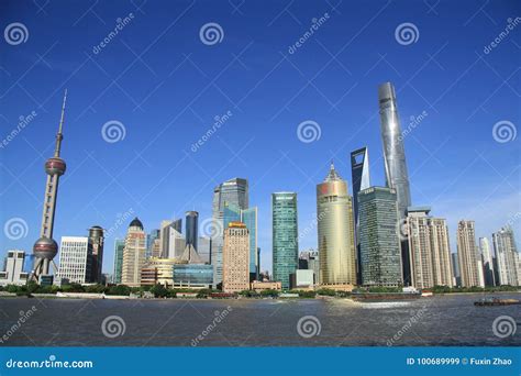 Lujiazui Pudong Shanghai Editorial Stock Image Image Of Prosperity