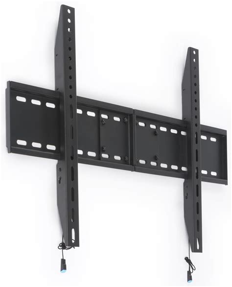 Displays2go Wall Mounted Tv Bracket Steel Construction Weighted