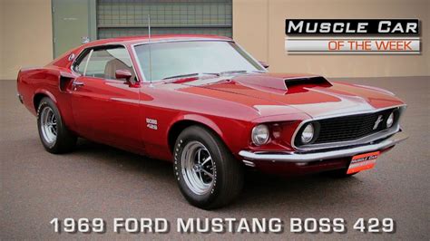 Video Muscle Car Of The Week Episode 123 1969 Ford Mustang Boss 429