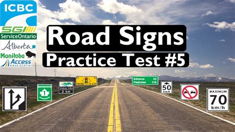 Road Signs Practice Test 5 For 2022 Knowledge Driving Traffic Icbc