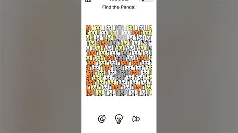 Find The Panda Brain Out Level 52 Youtube