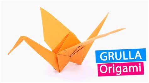 Cómo Hacer Una Grulla De Papel Con Origami Manualidades Play