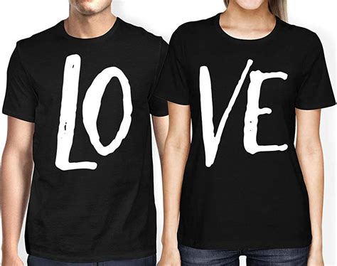 Matching Couple Love Lo Ve Valentines Day T Shirt Couple T Shirt