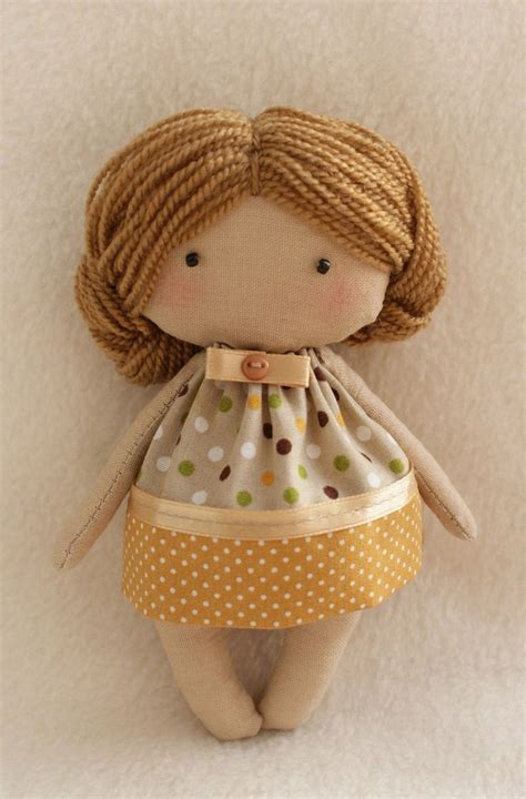 Diy Doll Making Kit Olie Doll Easy To Do Tilda Style Primitive Cloth Doll Sewing Pattern