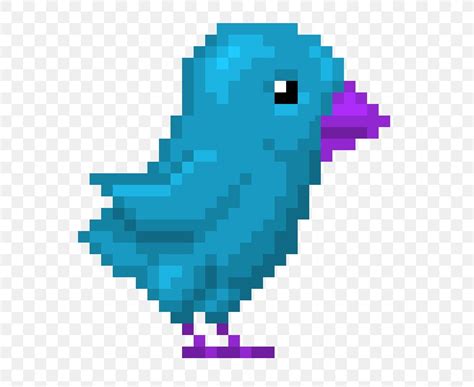 Pixel Art Image Bird Png 690x670px Pixel Art Art Bird Blue