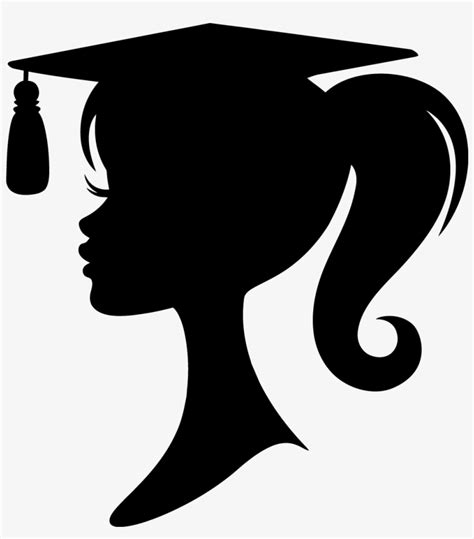 Graduation Girl Silhouette Svg