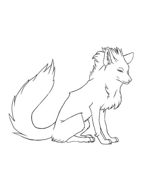 Anime Animals Coloring Pages