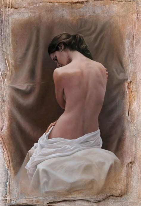 Pintura Moderna Y Fotograf A Art Stica Espalda De Mujer Desnuda Retratos Art Sticos Al Leo