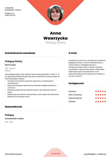 CV wzór Przykłady profesjonalnych CV gotowy do pobrania